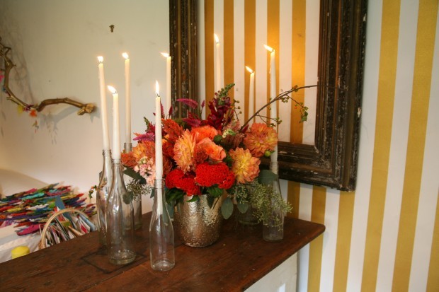 Bloomin' Buckets Fall Centerpiece